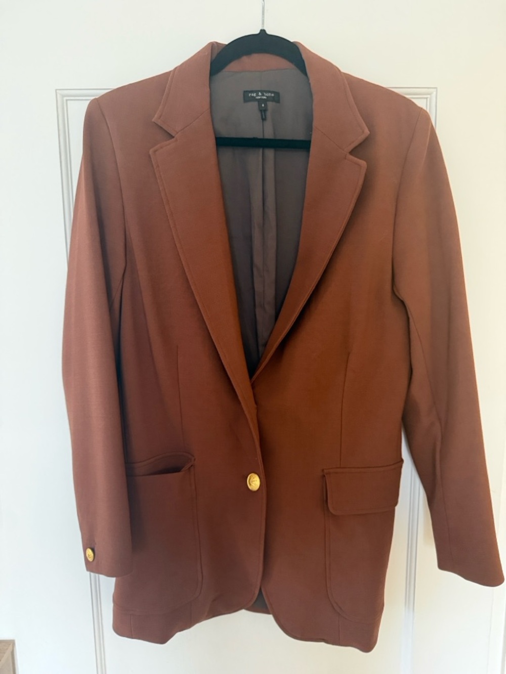 rag & bone Brown Rust Blazer